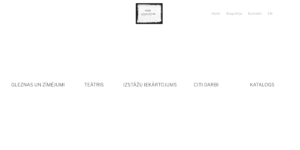 Anna Heinrihsone homepage screenshot